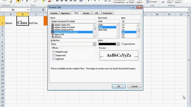 MS- Excel 2010 Editing & Formatting (Lecture-4) смотреть онлайн