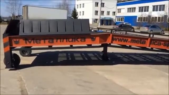 Транспортировка трехсторонней передвижной погрузочной эстакады MLC 
