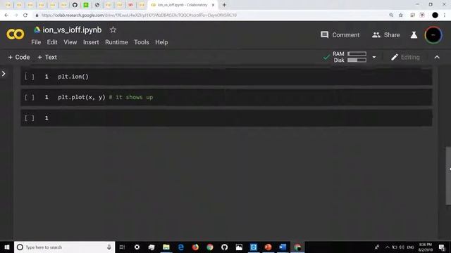 ion vs ioff in matplotlib смотреть онлайн
