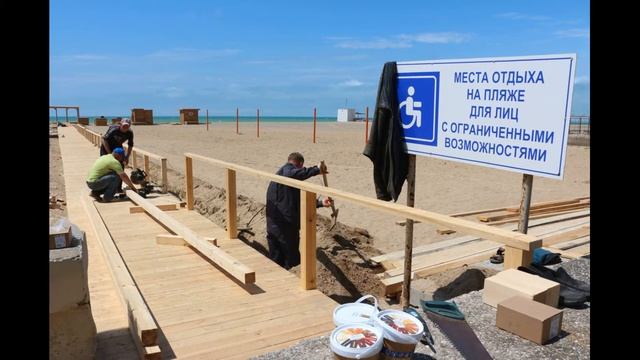 Каспийск. Пляж на Халилова смотреть онлайн