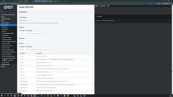 DYDX API. Обработка данных на Python / DYDX API. Data Processing in Python
