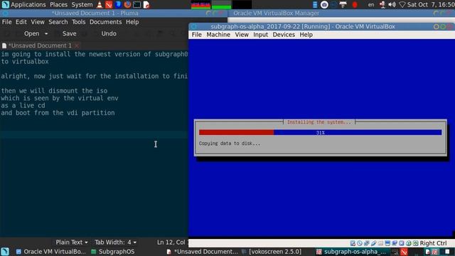 Installing SubgraphOS To Encrypted Persistent VDI With Virtualbox On Parrot Linux смотреть онлайн