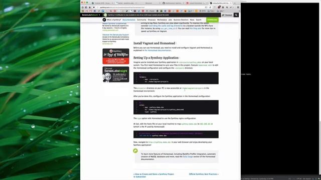 Building Symfony Application Experiment - 002 - Installing Homestead смотреть онлайн