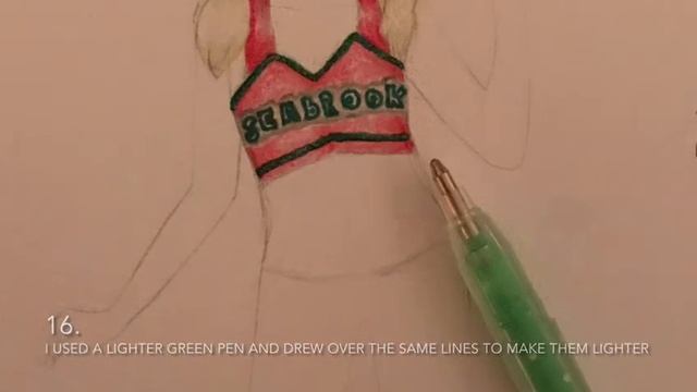 How To Draw Addison | Zombies 2 | By Julie