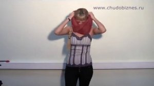 Как надевать шарф и снуд