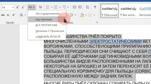 Как в Ворде большие буквы сделать маленькими - Как сделать большие буквы на компьютере маленькими смотреть онлайн