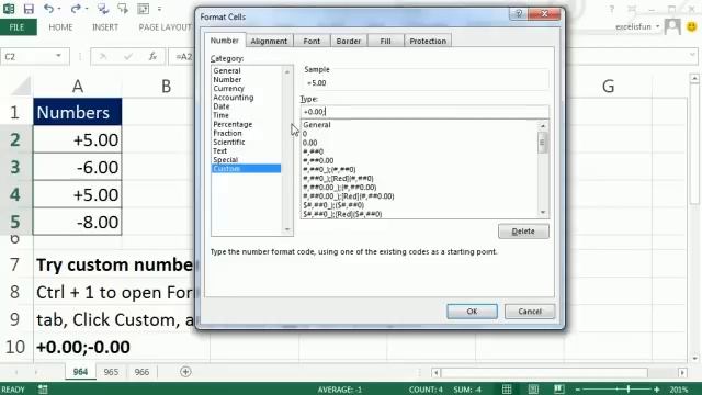 Excel Magic Trick 964: Custom Number Format Show Positive With Plus and Negative With Minus смотреть онлайн