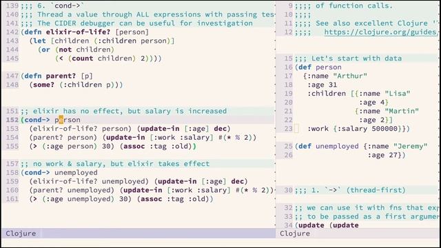 Clojure Tip of the Day - Episode 5: Threading Macros: part 2 - some-* and cond-* threading macros смотреть онлайн