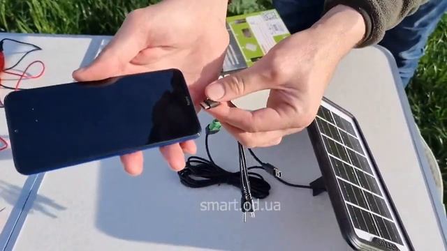 Сонячна панель з USB кабелем 3Вт смотреть онлайн