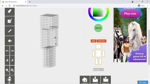 How to design your very own Minecraft skin! смотреть онлайн