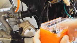 #65 Установка гелиевого аккумулятора на альфу