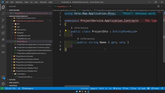 Module to Microservice with ABP смотреть онлайн