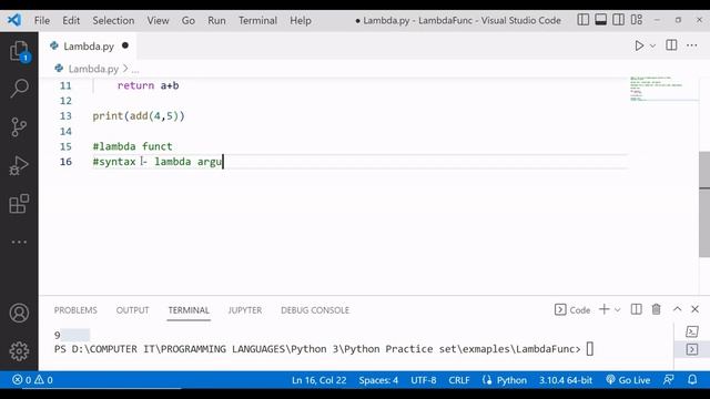 What is Lambda function in python | what is it's role & necessity | @allinoneprogramming6105 смотреть онлайн