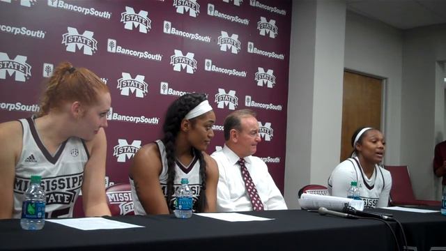 Chloe Bibby, Victoria Vivians, Vic Schaefer, Roshunda Johnson Virginia postgame 11-10-17 смотреть онлайн