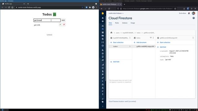 Svelte Todo CRUD App with Firebase 9 Backend смотреть онлайн