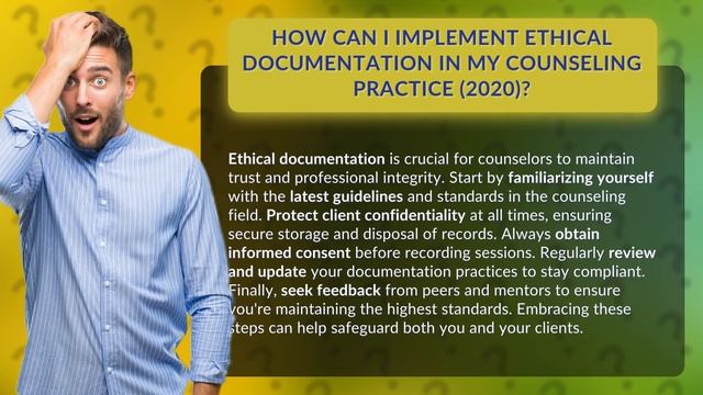 How Can I Implement Ethical Documentation in My Counseling Practice (2020)? смотреть онлайн