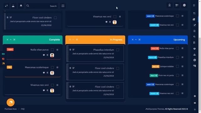 Education Dashboard Bootstrap Admin Template with RTL Mini Sidebar Dark RTL Theme смотреть онлайн