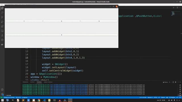 Python PyQt5 Part #9 | QFormLayout | Tutorial Belajar Python GUI PyQt5 | Belajar Python Dasar смотреть онлайн
