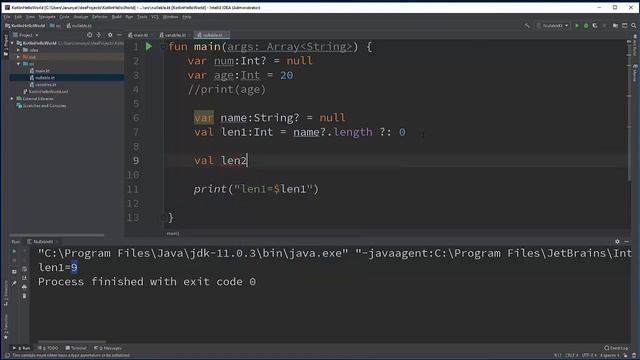 ์Kotlin 003 Nullable Type ตัวแปรที่เก็บค่า null ได้ смотреть онлайн
