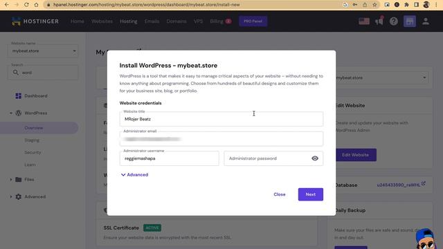 Music E-Commerce Website Tutorial #1 - Set up Hosting, domain and WordPress (Beat Selling website) смотреть онлайн
