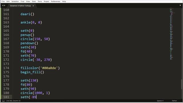 Doraemon in Python Turtle! смотреть онлайн
