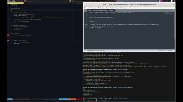 Web Security Academy | SQLi | 1 - Retrieve Hidden Data смотреть онлайн