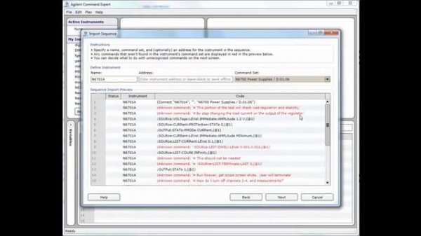 How to Import SCPI commands into Command Expert