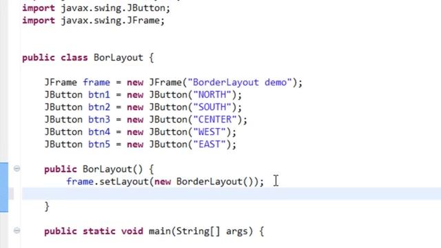 Java swing GUI tutorial #15: BorderLayout смотреть онлайн