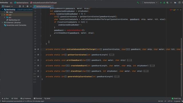 How to create Battleship with Java (from scratch!) Part (3 of 3) смотреть онлайн