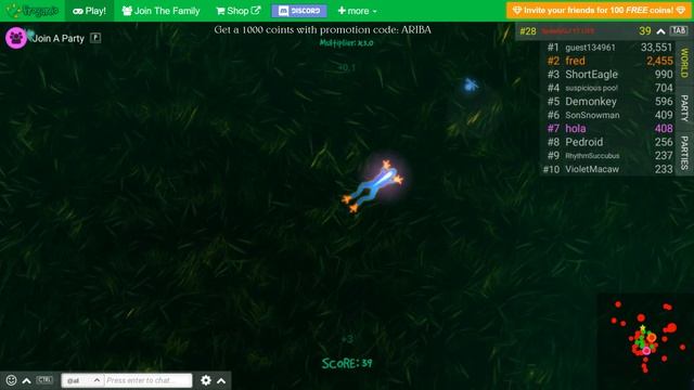 Frogar.io Challenge! Get +454 kills! смотреть онлайн