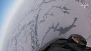 Боевая работа экипажей Су-35 в зоне СВО