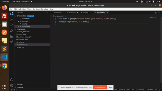JavaScript Tutorial in Hindi #10 Interaction: alert, prompt, confirm in JavaScript смотреть онлайн