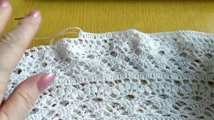 ПЛАТЬЕ ДЛЯ ДЕВОЧКИ КРЮЧКОМ БЕЛАЯ ЛИЛИЯ.  МАСТЕР КЛАСС. ЧАСТЬ 3.