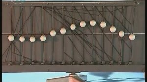 Опыты по физике. Механическая модель поперечной волны