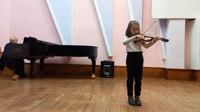 Пунько Елизавета, 8 лет, Аранж. А.Селезнёва "Рожок из Цинциннати". смотреть онлайн