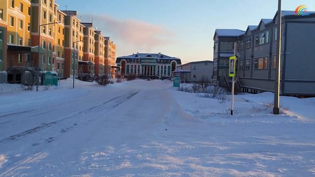 Прогулка по Анадырю, 24.12.2017, 13:00. Маршрут от алюминиевого дома до Дворца детского творчества смотреть онлайн