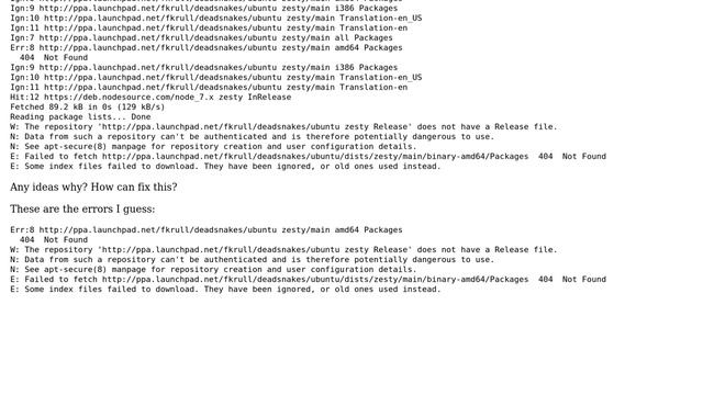 Errors on update after trying to install Python 2.7? смотреть онлайн