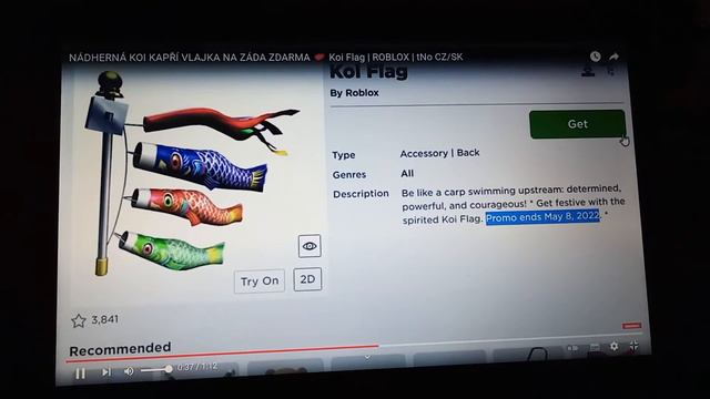 Jak získat koi Flag zdarma robloxu смотреть онлайн