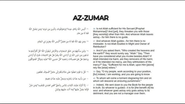 Part 39 | Surah Az Zumar | Full Surah | Quran Tafseer in English by Nauman Ali Khan смотреть онлайн