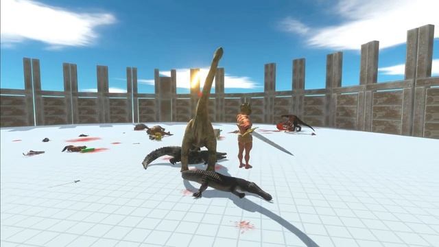 4 TEAM BATTLE ROYAL - AnimalRevolt Battle Simulator смотреть онлайн