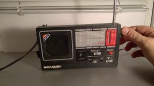 Радиоприемник Меридиан РП-348. Приём на УКВ.