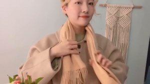 3 простых корейских способа красиво и стильно завязать шарф / Korean trends in wearing scarfs ❄️