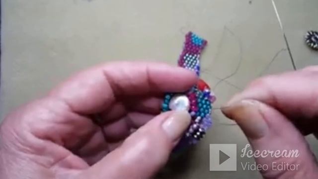 HOW TO: Final PART 3: make a Freeform Peyote Beaded Bracelet смотреть онлайн