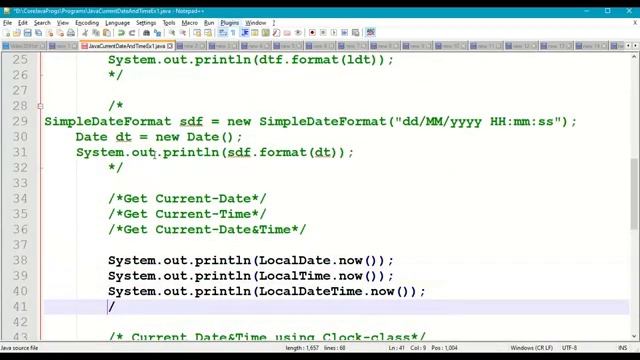 Java Current System Date & Time || Java Date & Time|| java.time || java.util || java.sql pkgs|| #38 смотреть онлайн