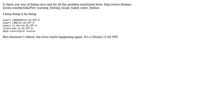 DevOps & SysAdmins: perl setting locale failing смотреть онлайн