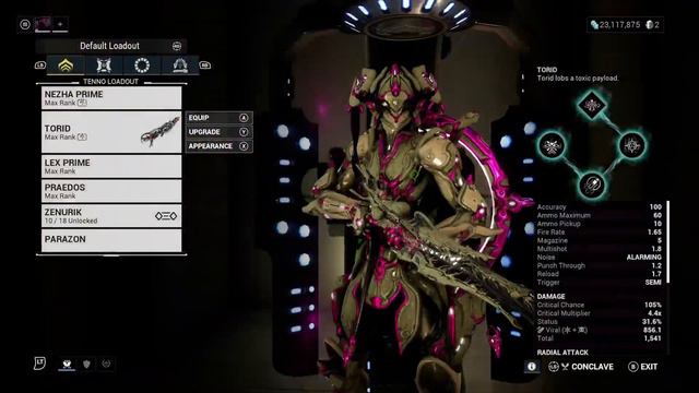 Warframe Torid Incarnon High Dps Build