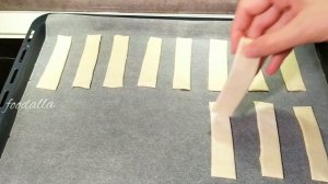 Сахарные хрустящие палочки из слоёного теста! Слоеные язычки с сахаром!