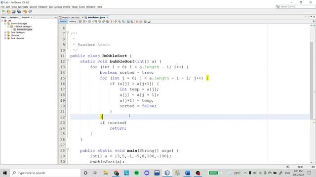 Thuật toán sắp xếp nổi bọt - Bubble Sort (kèm Code mẫu Java LAB211) смотреть онлайн