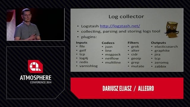 Atmosphere 2014: Centralized log management based on Logstash and Kibana - Dariusz Eliasz смотреть онлайн