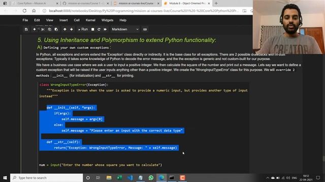#16. Core Python - Module 8 - Encapsulation, Access modifiers, Extending class types and operators смотреть онлайн